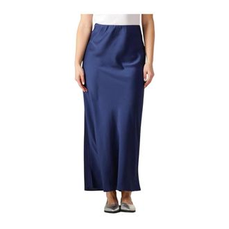 Bruuns Bazaar Dames, Rokken, Blauw, Maat: L Poliester