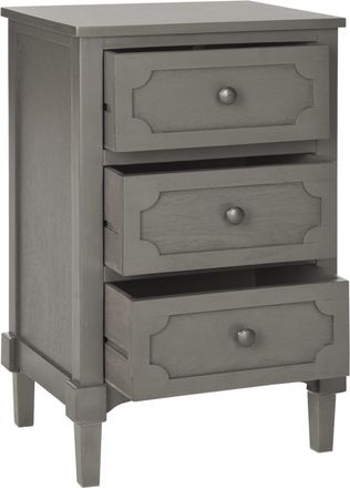 Safavieh Mesa auxiliar en pino/mdf/capa de madera, gris