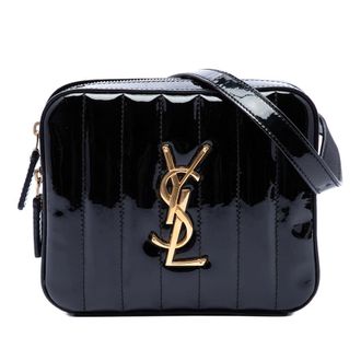 Saint Laurent Pre-owned Saint Laurent Matelasse Patent Monogram Vicky Belt Bag Ladies AP6P29CJTKWBN5QQ