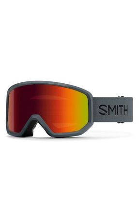 Smith Transfer Snow Goggles in Slate /Red Sol-X Mirror at Nordstrom