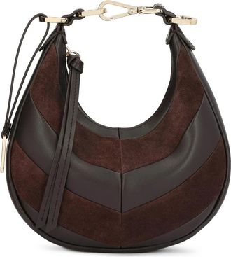 Kazar Kleine Leren en Su&egrave;de Ritszak - Dames - Handtassen - Bruin - ONE Size - Su&egrave;de - Tassen