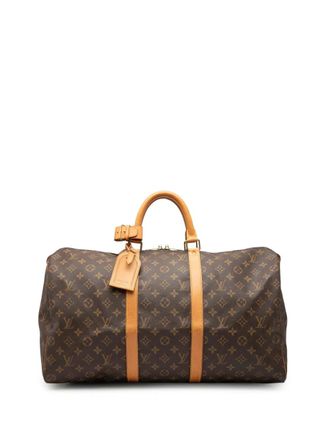 Louis Vuitton 1996 Monogram Keepall 50 travel bag - Brown