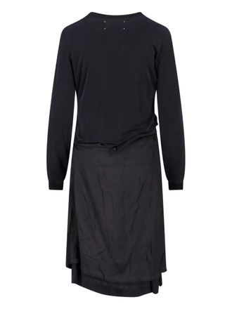 Maison Margiela Womens Dresses Black Cupro
