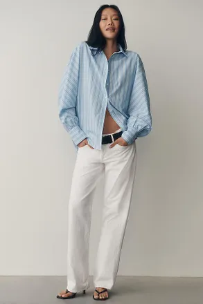 Sunday In Brooklyn Batwing Buttondown Shirt