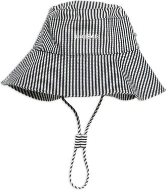 Jacquemus De-N&icirc;mes gestreepte hoed - Blauw