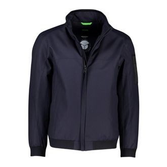 HUGO BOSS Heren, Jassen, Blauw, Maat: 2XL Poliester