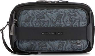 Piquadro Tassen, Heren, Veelkleurig, ONE Size, Leer, Clutch met afneembare polsband