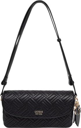 Guess Tassen, Dames, Zwart, ONE Size, Polyester, Sally Convertible Crossbody Flap Bag