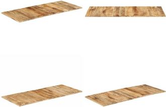 vidaXL Piano Tavolo in Legno Massello di Mango 15-16 mm 140x60 cm - Piano in legno mango - Tavolo in legno