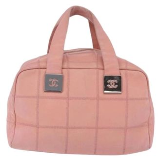 Chanel Pre-owned Vintage Handbag - Dames - Pre-owned - Roze - Maat: ONE Size Leer