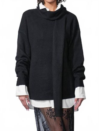 Greylin Kit Crew Neck Sweater In Black