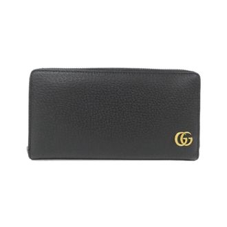 Gucci Black Leather Long Wallet (Bi-Fold) (Pre-Owned)