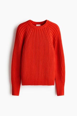 H&M Rib-knit Jumper in Bright Red at Nordstrom, Size Xx-Large