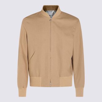 Lardini Beige Linen Casual Jacket