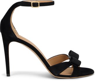Ferragamo Vara Bow Sandal - Black