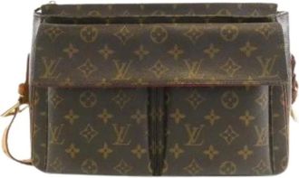 Louis Vuitton Pre-owned Cross Body Bags, male, Brown, Size: ONE SIZE Pre-owned Viva Cite Monogram Shoulder Bag