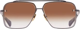 Dita Eyewear MACH-SIX Brown Clear Gradient Navigator Sunglasses DTS121 03-Z 62
