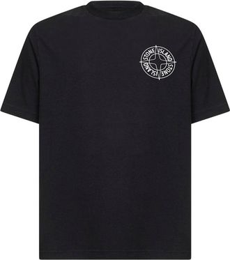 Stone Island T Shirt Nero-Uomo
