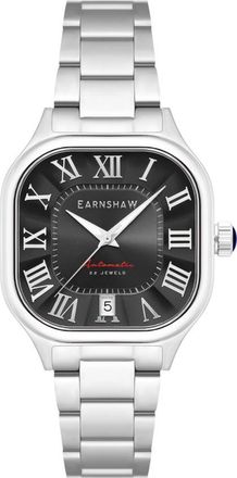 Earnshaw Coussin Black Dial Mens Watch ES-8284-33