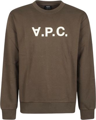 A.P.C. Standard Grand VPC Sweatshirt - Heren - Sweatshirts - Bruin - M - Katoen - Hoodies & sweatvesten