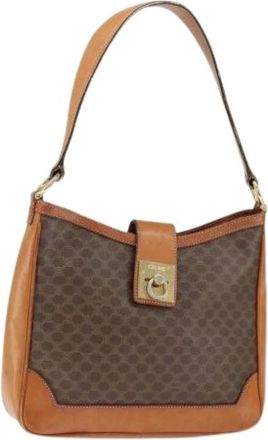 Celine Pre-owned Shoulder Bags, female, Brown, Size: ONE SIZE Pre-owned Vintage Shoulder Bag