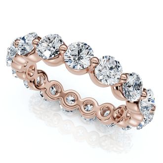 Pompeii3 1 3/4Ct Single Prong Diamond Eternity Ring 14k Gold or Platinum Lab Grown
