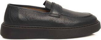 Cerruti Blue Cowhide Mens Mens Loafer