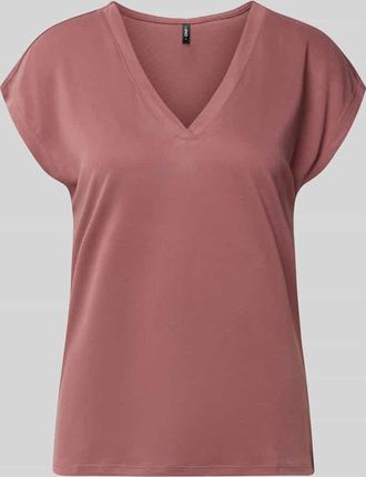 Only Loose Fit T-Shirt aus Modal-Mix Modell FREE in Rostrot, Gr&ouml;&szlig;e XL