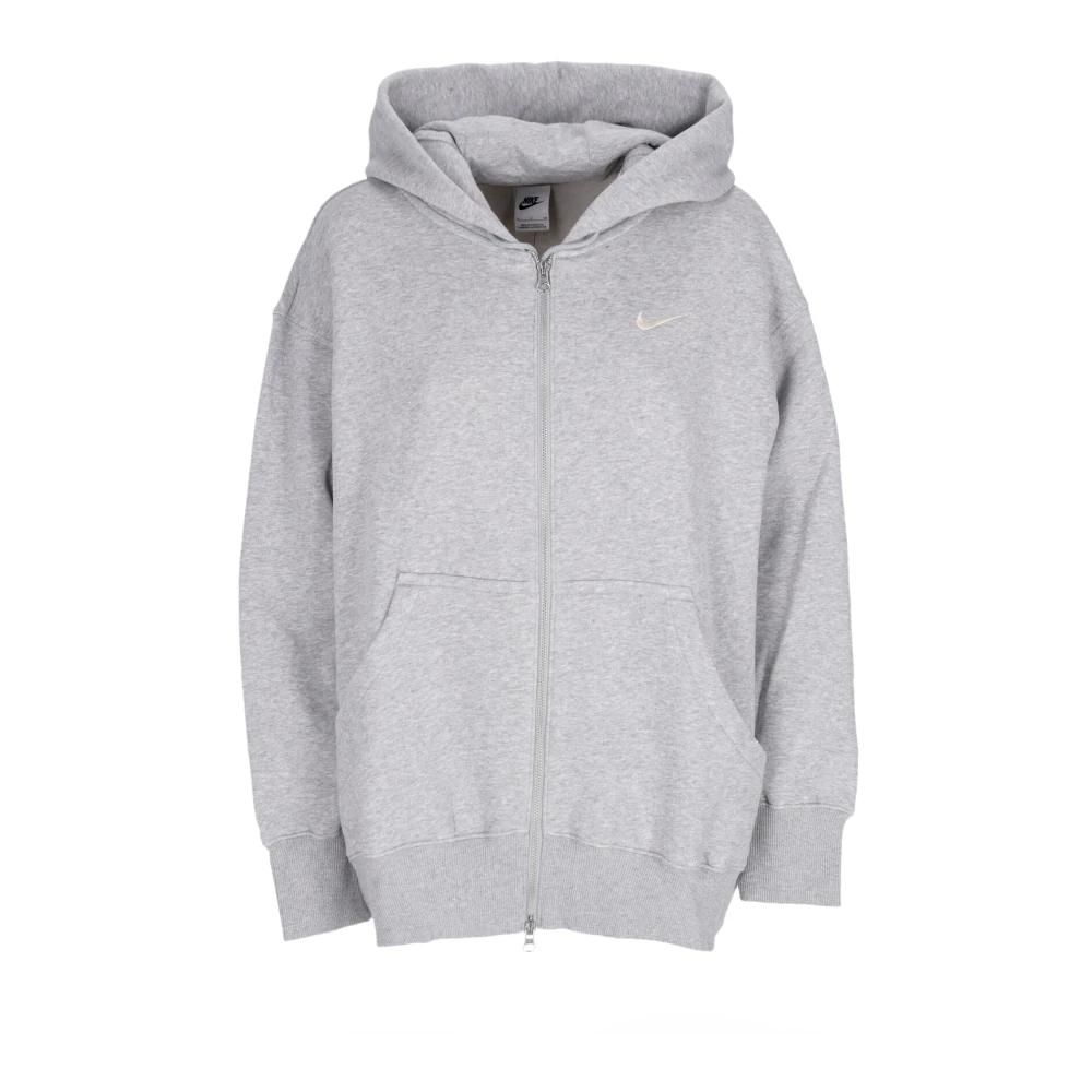 Felpa Con Cerniera Donna ISEEGZ - Pile In Misto Cotone, Foro Pollice, Bianca, Taglia S - 4