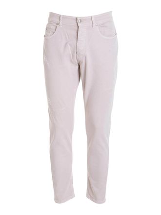 John Richmond Slim Fit Button Jeans
