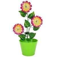 Progarden L&aacute;mpara Progarden Sunflower In Pot Solar 3 Led 45 Cm