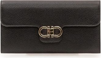 Ferragamo Portemonnee - Dames - Portefeuilles - Zwart - ONE Size - Accessoires