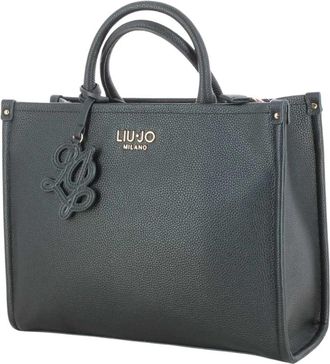 Liu Jo Manhattan Tote - Dames - Shoppers - Zwart - ONE Size - Leer - Tassen