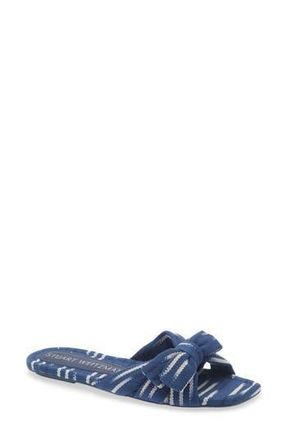 Stuart Weitzman Sofia Slide Sandal in Indigo/Natural at Nordstrom Rack, Size 5.5