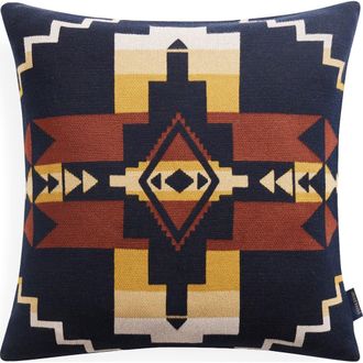 Pendleton Cotton Knit Accent Pillow in Black at Nordstrom