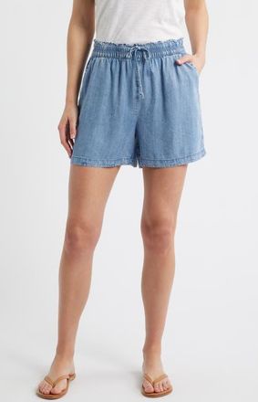 Beach Lunch Lounge Tiney Pull-On Shorts in Medium Wash at Nordstrom, Size X-Small
