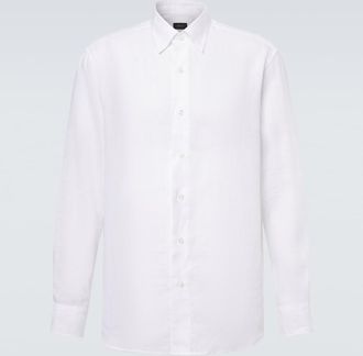 Brioni Camisa de lino