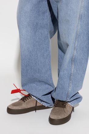 Off-white Vulc Low Sports Shoes, Mens, Brown