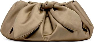 Oscar De La Renta Clutch in raso - Marrone