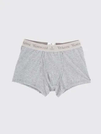 Vivienne Westwood Three-Pack of Stretch Cotton Boxer Shorts with Logo Waistband