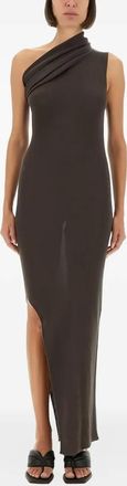 Rick Owens one-shoulder maxi dress - Grey