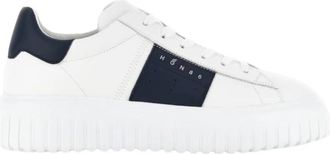 Hogan Sportieve H-Streep Sneakers - Heren - Sneakers - Wit - 41 EU - Leer - Schoenen