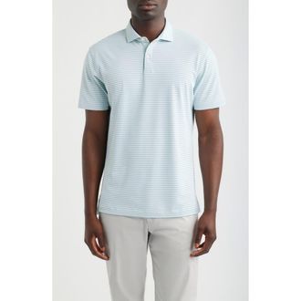 Johnnie-O Cruz Stripe PREP-FORMANCE Polo in Sublime at Nordstrom, Size Xx-Large
