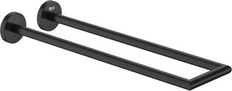 Roca Toallero Doble Round Hotels - Roca Color: Negro Mate