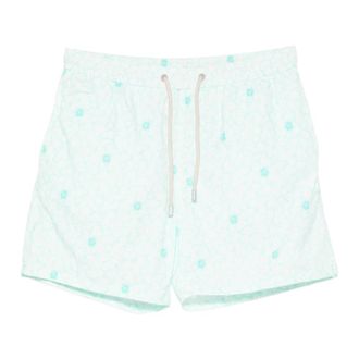 MC2 Saint Barth Beachwear, male, Blue, Size: XL Lighting Micro Swim Shorts