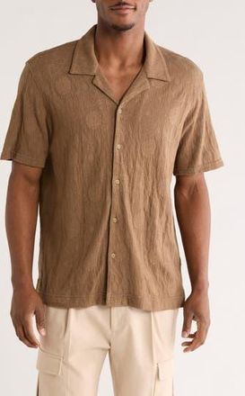 Bonobos Resort Camp Shirt in Espresso Brown at Nordstrom Rack, Size Xx-Large