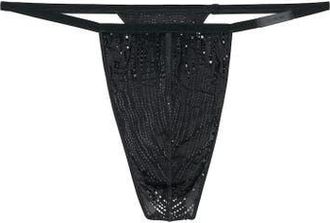 HOM Strip G-String in Black at Nordstrom, Size X-Large