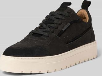 Poelman Sneaker mit Label-Detail Modell Ivar in Black, Gr&ouml;&szlig;e 41