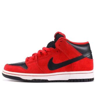 Nike SB Dunk Mid Red Black 314383-600