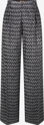 Missoni Bundfaltenhose aus Fischgr&auml;t-Lurex-Jacquard